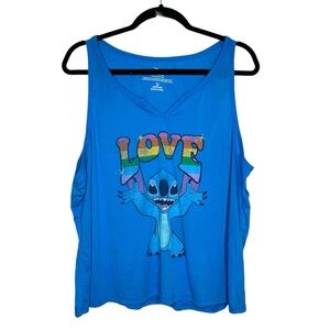Disney Pride Women’s Lilo & Stitch Tank Top Size 3X